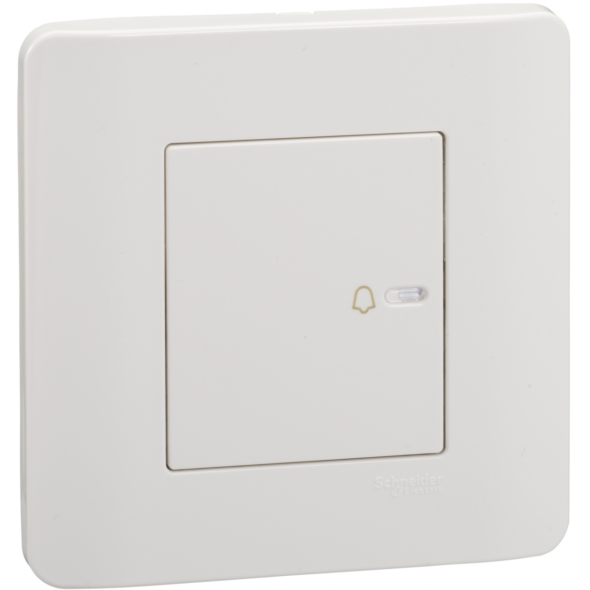 Schneider Electric ZENcelo E8431BP1 WE 10A 平觸門鐘按手掣 (凝白)